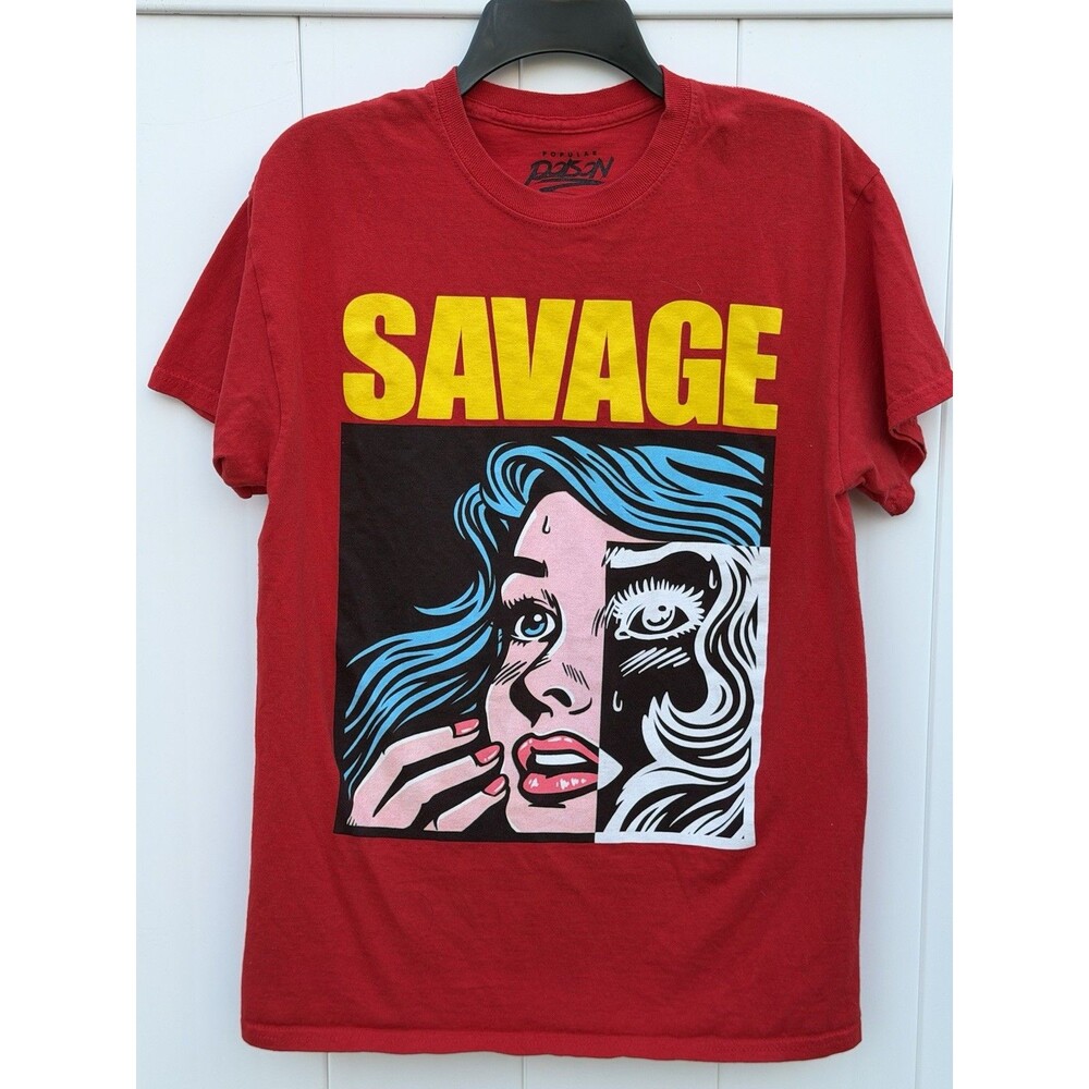 Popular Poison Savage Short Sleeve T-Shirt Men's Medium